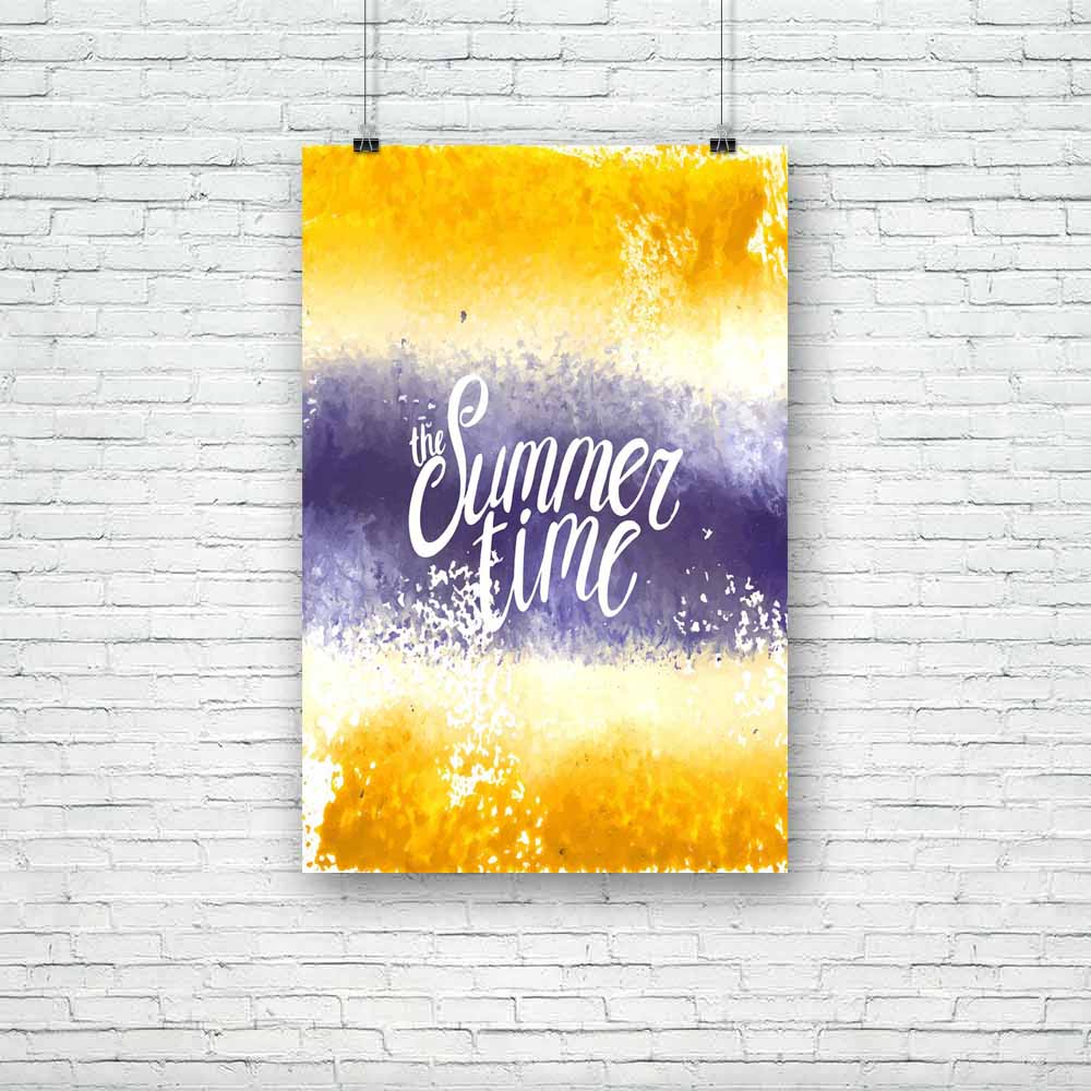 The Summer Time Unframed Paper Poster-Paper Posters Unframed-POS_UN-IC 5004927 IC 5004927, Art and Paintings, Black and White, Calligraphy, Digital, Digital Art, Graphic, Hipster, Illustrations, Quotes, Signs, Signs and Symbols, Text, Watercolour, White, the, summer, time, unframed, paper, poster, art, background, bright, brush, calligraphic, card, color, concept, creative, cute, decoration, design, drawn, font, hand, illustration, lettering, paint, phrase, positive, print, purple, quote, saying, stroke, st