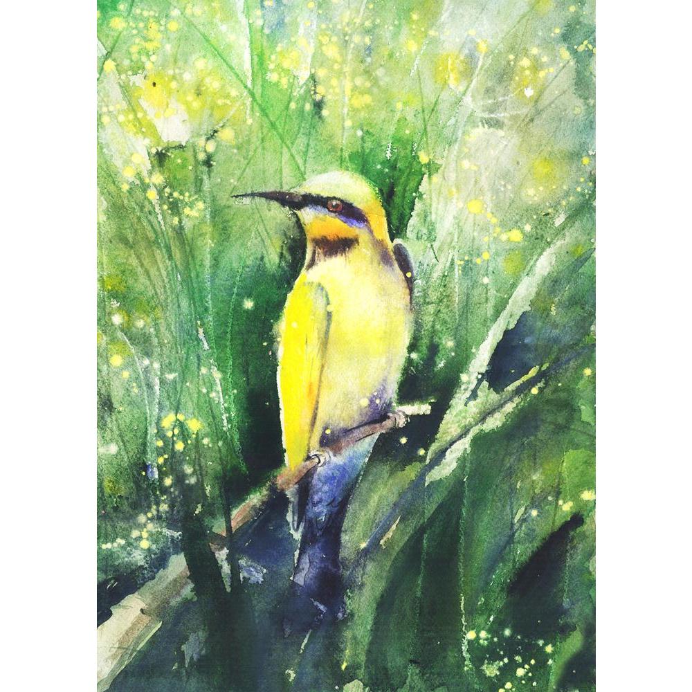 Pitaara Box Tropical Bird Sitting On A Branch Canvas Painting Synthetic Frame-Paintings MDF Framing-PBART42151656AFF_FR_L-Image Code 5004931 Vishnu Image Folio Pvt Ltd, IC 5004931, Pitaara Box, Paintings MDF Framing, Birds, Floral, Fine Art Reprint, tropical, bird, sitting, on, a, branch, canvas, painting, synthetic, frame, art, color, paint, image, painted, bright, drawing, jungle, summer, yellow, illustration, vertical, colorful, animal, artwork, sketch, one, nature, wildlife, outdoors, season, nobody, we