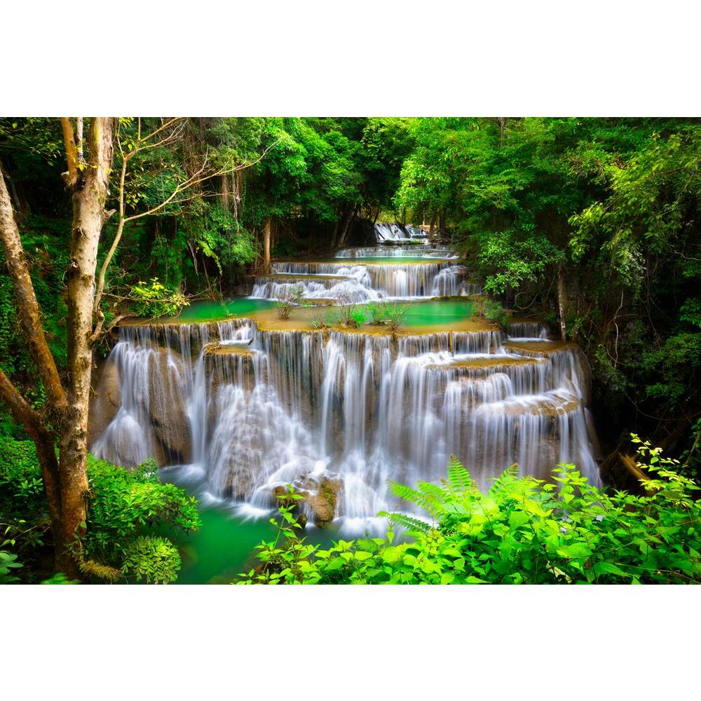 Pitaara Box Huay Mae Kamin Thailand Waterfall In Kanjanaburi Canvas Painting Synthetic Frame-Paintings MDF Framing-PBART42151853AFF_FR_L-Image Code 5004933 Vishnu Image Folio Pvt Ltd, IC 5004933, Pitaara Box, Paintings MDF Framing, Landscapes, Photography, huay, mae, kamin, thailand, waterfall, in, kanjanaburi, canvas, painting, synthetic, frame, abstract, background, beautiful, beauty, cool, copy, environment, exotic, fall, foliage, forest, fresh, freshness, green, growth, healthy, heaven, jungle, landscap