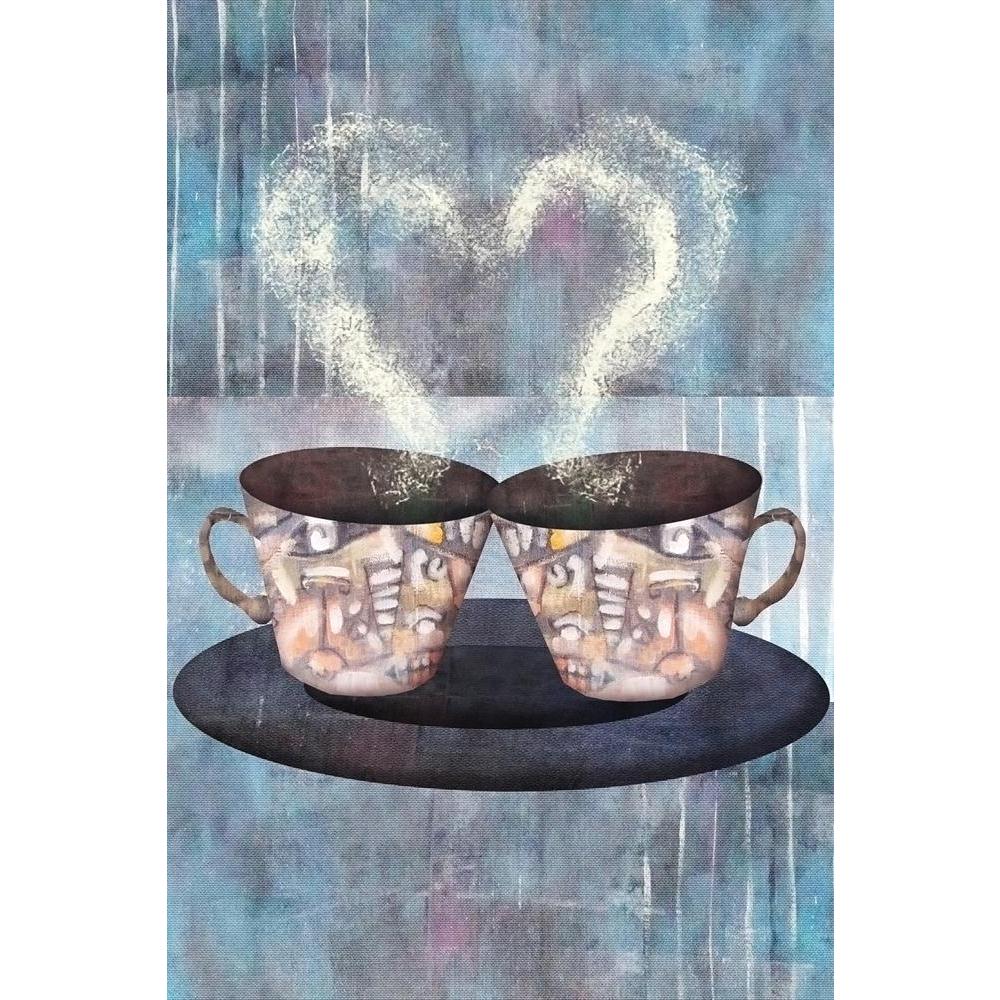 ArtzFolio Two Cups Of Coffee Or Tea Unframed Paper Poster-Paper Posters Unframed-AZART42155964POS_UN_L-Image Code 5004934 Vishnu Image Folio Pvt Ltd, IC 5004934, ArtzFolio, Paper Posters Unframed, Food & Beverage, Fine Art Reprint, two, cups, of, coffee, or, tea, unframed, paper, poster, wall, large, size, for, living, room, home, decoration, big, framed, decor, posters, pitaara, box, modern, art, with, frame, bedroom, amazonbasics, door, drawing, small, decorative, office, reception, multiple, friends, ima