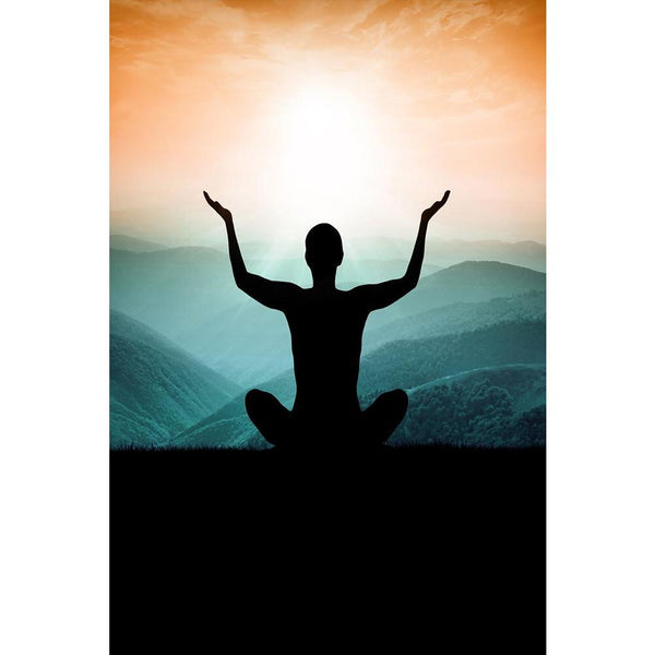 Yoga & Meditation Unframed Paper Poster-Paper Posters Unframed-POS_UN-IC 5004935 IC 5004935, Buddhism, God Buddha, Health, Landscapes, Mountains, Nature, People, Scenic, Sports, Sunrises, yoga, meditation, unframed, paper, wall, poster, buddha, silhouette, beautiful, beauty, body, cloud, concept, energy, exercise, female, fitness, girl, hands, healthy, landscape, lifestyle, man, mind, morning, mountain, natural, outdoors, peace, pose, pray, prayer, relax, relaxation, silence, sit, soul, sport, sunrise, woma
