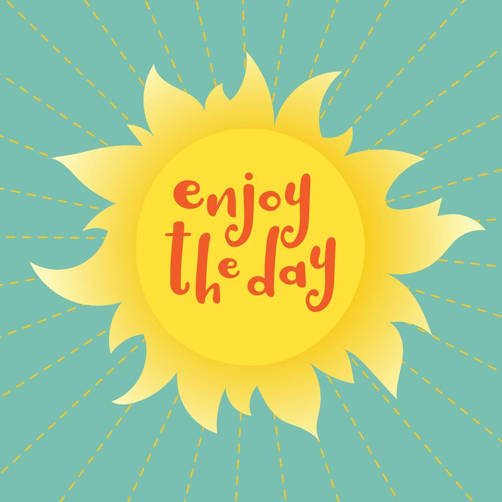 Enjoy The Day Canvas Painting Synthetic Frame-Paintings MDF Framing-AFF_FR-IC 5004946 IC 5004946, Calligraphy, Digital, Digital Art, Graphic, Hipster, Illustrations, Inspirational, Motivation, Motivational, Quotes, Signs, Signs and Symbols, Text, enjoy, the, day, canvas, painting, synthetic, frame, advertising, background, banner, bright, calligraphic, card, concept, date, decoration, design, element, energy, font, good, greeting, happy, illustration, inspiration, inspire, joyful, lettering, life, message, 