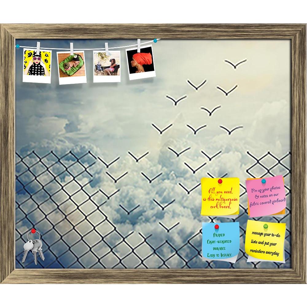 ArtzFolio Flying Birds D1 Printed Bulletin Board Notice Pin Board Soft Board | Framed-Bulletin Boards Framed-AZSAO42241933BLB_FR_L-Image Code 5004953 Vishnu Image Folio Pvt Ltd, IC 5004953, ArtzFolio, Bulletin Boards Framed, Conceptual, Digital Art, flying, birds, d1, printed, bulletin, board, notice, pin, soft, framed, metallic, wire, mesh, transform, sky, pin up board, push pin board, extra large cork board, big pin board, notice board, small bulletin board, cork board, wall notice board, giant cork board