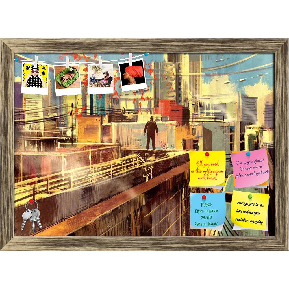 ArtzFolio Business Man Standing On The Rooftop Printed Bulletin Board Notice Pin Board Soft Board | Framed-Bulletin Boards Framed-AZSAO42280496BLB_FR_L-Image Code 5004958 Vishnu Image Folio Pvt Ltd, IC 5004958, ArtzFolio, Bulletin Boards Framed, Places, Fine Art Reprint, business, man, standing, on, the, rooftop, printed, bulletin, board, notice, pin, soft, framed, skyscraper, big, city,digital, painting, abstract, acrylic, art, artistic, background, beautiful, canvas, color, concept, cover, design, oil, sh
