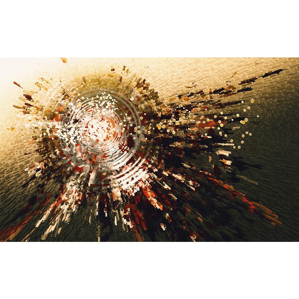 Abstract Artwork Canvas Painting Synthetic Frame - Paintings MDF Framing - ArtzFolio.com