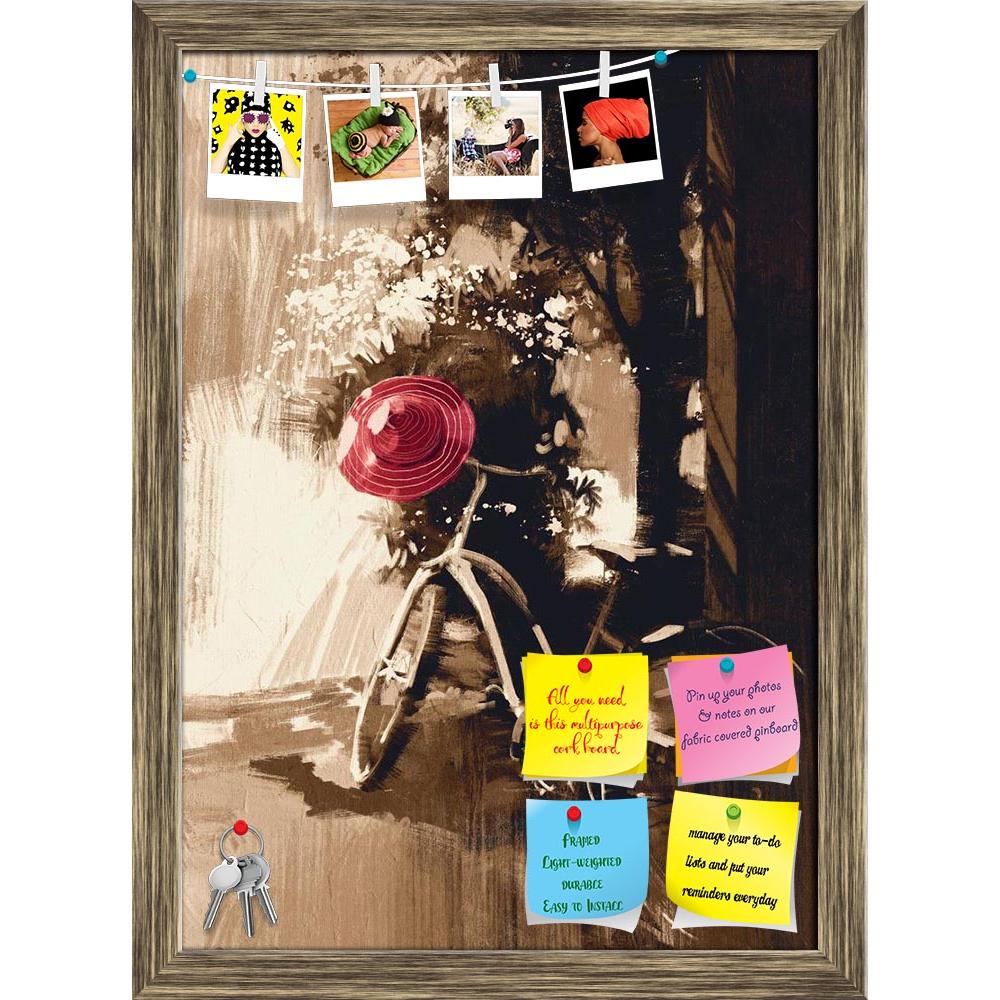 ArtzFolio Vintage Bicycle & Red Hat On Summer Day Printed Bulletin Board Notice Pin Board Soft Board | Framed-Bulletin Boards Framed-AZSAO42280503BLB_FR_L-Image Code 5004962 Vishnu Image Folio Pvt Ltd, IC 5004962, ArtzFolio, Bulletin Boards Framed, Still Life, Fine Art Reprint, vintage, bicycle, red, hat, on, summer, day, printed, bulletin, board, notice, pin, soft, framed, day.digital, painting, abstract, acrylic, art, artistic, background, beautiful, beauty, canvas, color, concept, cover, design, oil, pap