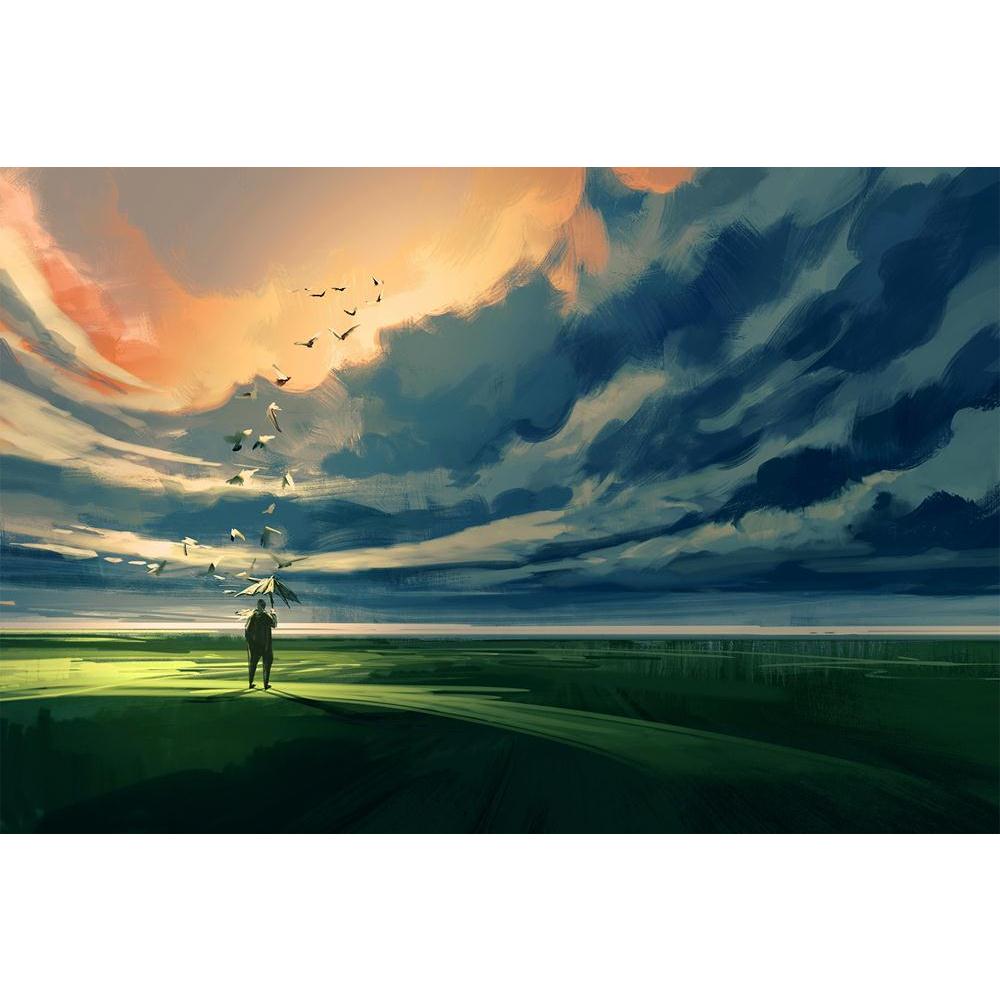 ArtzFolio Man Holding An Umbrella Standing Alone Unframed Paper Poster-Paper Posters Unframed-AZART42280504POS_UN_L-Image Code 5004963 Vishnu Image Folio Pvt Ltd, IC 5004963, ArtzFolio, Paper Posters Unframed, Abstract, Fantasy, Fine Art Reprint, man, holding, an, umbrella, standing, alone, unframed, paper, poster, wall, large, size, for, living, room, home, decoration, big, framed, decor, posters, pitaara, box, modern, art, with, frame, bedroom, amazonbasics, door, drawing, small, decorative, office, recep