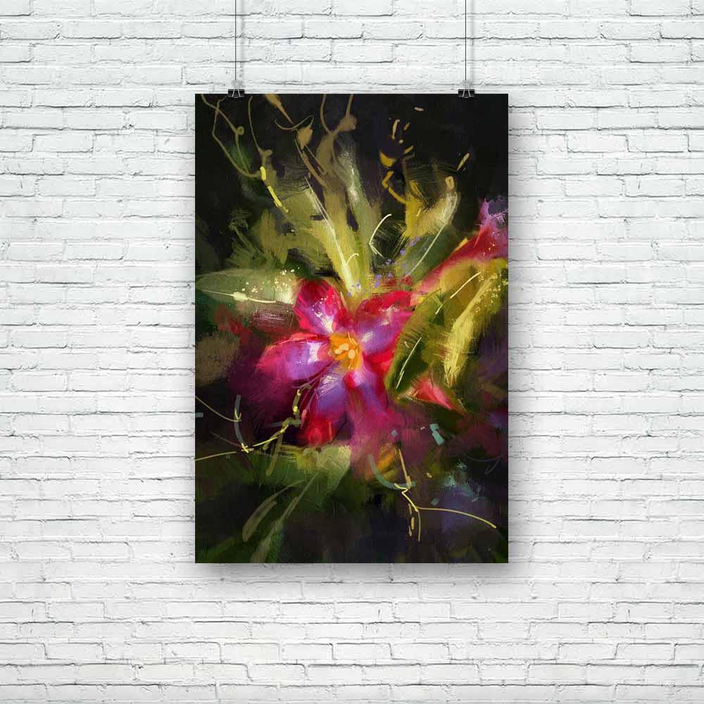 Desert Rose Flower Unframed Paper Poster-Paper Posters Unframed-POS_UN-IC 5004965 IC 5004965, Abstract Expressionism, Abstracts, Art and Paintings, Botanical, Brush Stroke, Floral, Flowers, Illustrations, Nature, Paintings, Scenic, Semi Abstract, Signs, Signs and Symbols, Tropical, Watercolour, desert, rose, flower, unframed, paper, poster, abstract, acrylic, adenium, art, artistic, backdrop, background, beautiful, beauty, blooming, bouquet, bright, brush, stroke, canvas, color, concept, cover, decoration, 