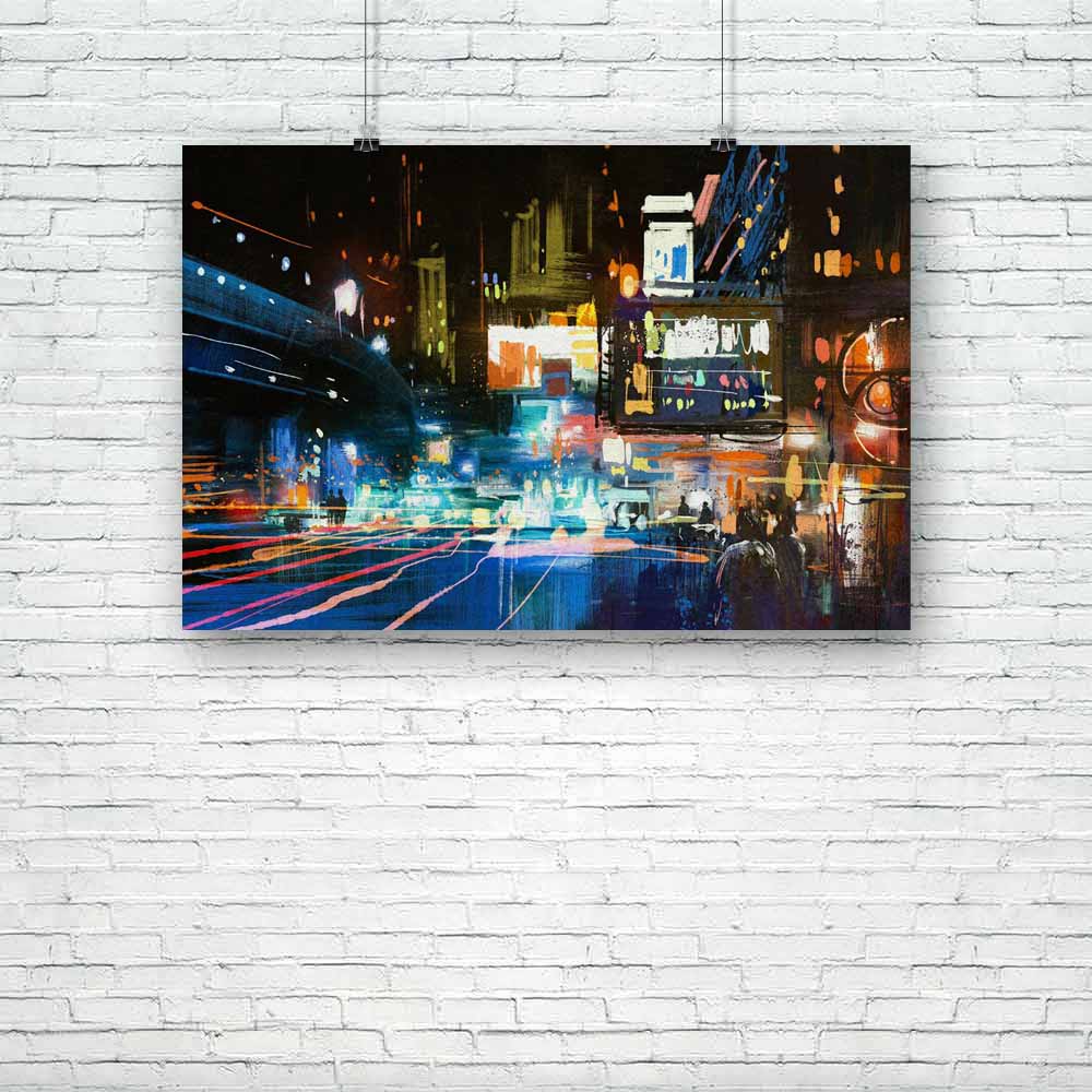 Modern Urban City Unframed Paper Poster-Paper Posters Unframed-POS_UN-IC 5004969 IC 5004969, Abstract Expressionism, Abstracts, Architecture, Art and Paintings, Automobiles, Business, Cities, City Views, Illustrations, Landscapes, Modern Art, Paintings, People, Perspective, Scenic, Semi Abstract, Signs, Signs and Symbols, Transportation, Travel, Urban, Vehicles, Watercolour, modern, city, unframed, paper, poster, abstract, acrylic, art, artistic, artwork, background, beautiful, beauty, blue, building, canva