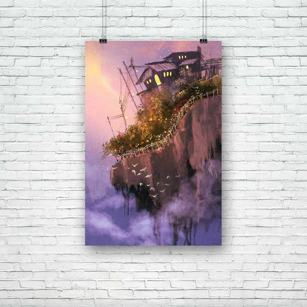 Fantasy Scenery With Floating Islands Unframed Paper Poster-Paper Posters Unframed-POS_UN-IC 5004978 IC 5004978, Abstract Expressionism, Abstracts, Animated Cartoons, Architecture, Art and Paintings, Birds, Botanical, Caricature, Cartoons, Cities, City Views, Digital, Digital Art, Fantasy, Floral, Flowers, Graphic, Illustrations, Landscapes, Mountains, Nature, Paintings, Scenic, Semi Abstract, Signs, Signs and Symbols, Space, Watercolour, scenery, with, floating, islands, unframed, paper, poster, landscape,
