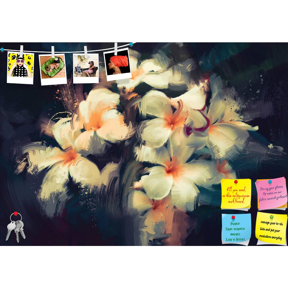 ArtzFolio Artwork Showing Beautiful White Flowers Printed Bulletin Board Notice Pin Board Soft Board | Frameless-Bulletin Boards Frameless-AZSAO42293112BLB_FL_L-Image Code 5004979 Vishnu Image Folio Pvt Ltd, IC 5004979, ArtzFolio, Bulletin Boards Frameless, Floral, Fine Art Reprint, artwork, showing, beautiful, white, flowers, printed, bulletin, board, notice, pin, soft, frameless, painting, dark, background, abstract, acrylic, art, artistic, beauty, canvas, color, concept, cover, design, oil, shapes, style
