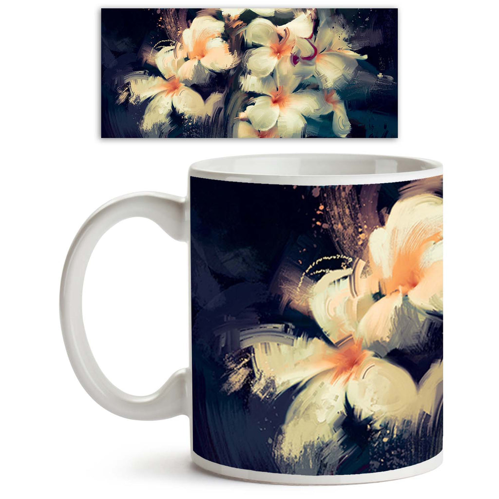 Artwork Showing Beautiful White Flowers Ceramic Coffee Tea Mug Inside White-Coffee Mugs-MUG-IC 5004979 IC 5004979, Abstract Expressionism, Abstracts, Ancient, Art and Paintings, Black and White, Botanical, Digital, Digital Art, Floral, Flowers, Graphic, Historical, Illustrations, Medieval, Nature, Paintings, Scenic, Seasons, Semi Abstract, Signs, Signs and Symbols, Still Life, Vintage, Watercolour, White, artwork, showing, beautiful, ceramic, coffee, tea, mug, inside, painting, oil, flower, abstract, canvas
