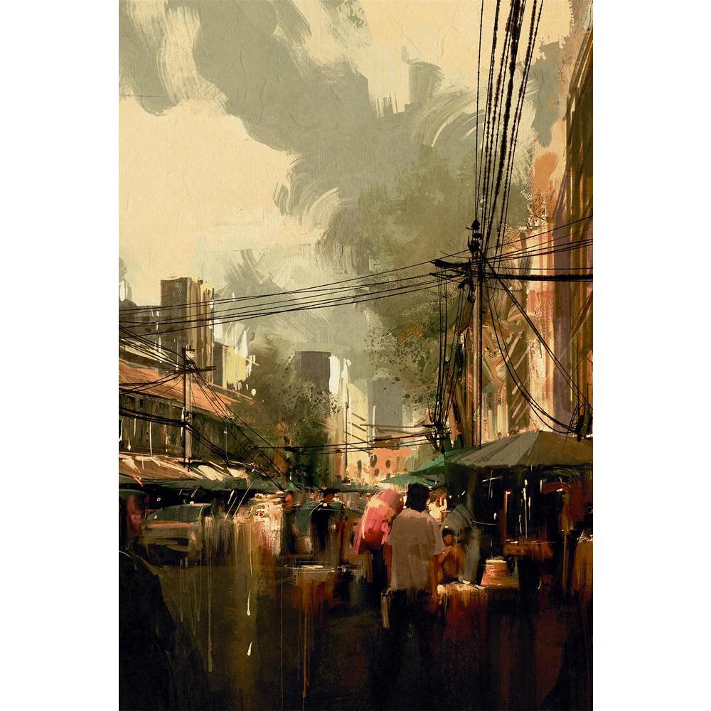 ArtzFolio Market Street Colorful Cityscape Unframed Paper Poster-Paper Posters Unframed-AZART42293115POS_UN_L-Image Code 5004980 Vishnu Image Folio Pvt Ltd, IC 5004980, ArtzFolio, Paper Posters Unframed, Places, Fine Art Reprint, market, street, colorful, cityscape, unframed, paper, poster, wall, large, size, for, living, room, home, decoration, big, framed, decor, posters, pitaara, box, modern, art, with, frame, bedroom, amazonbasics, door, drawing, small, decorative, office, reception, multiple, friends, 
