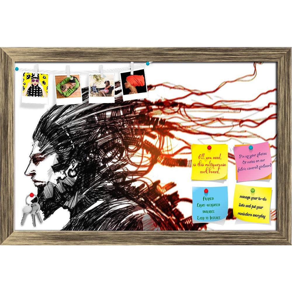 ArtzFolio Futuristic Character Printed Bulletin Board Notice Pin Board Soft Board | Framed-Bulletin Boards Framed-AZSAO42293118BLB_FR_L-Image Code 5004982 Vishnu Image Folio Pvt Ltd, IC 5004982, ArtzFolio, Bulletin Boards Framed, Portraits, Fine Art Reprint, futuristic, character, printed, bulletin, board, notice, pin, soft, framed, abstract, art, artistic, background, beautiful, beauty, color, concept, cover, design, illustration, painting, shapes, style, vivid, wallpaper, graphic, robot, face, fantasy, wh