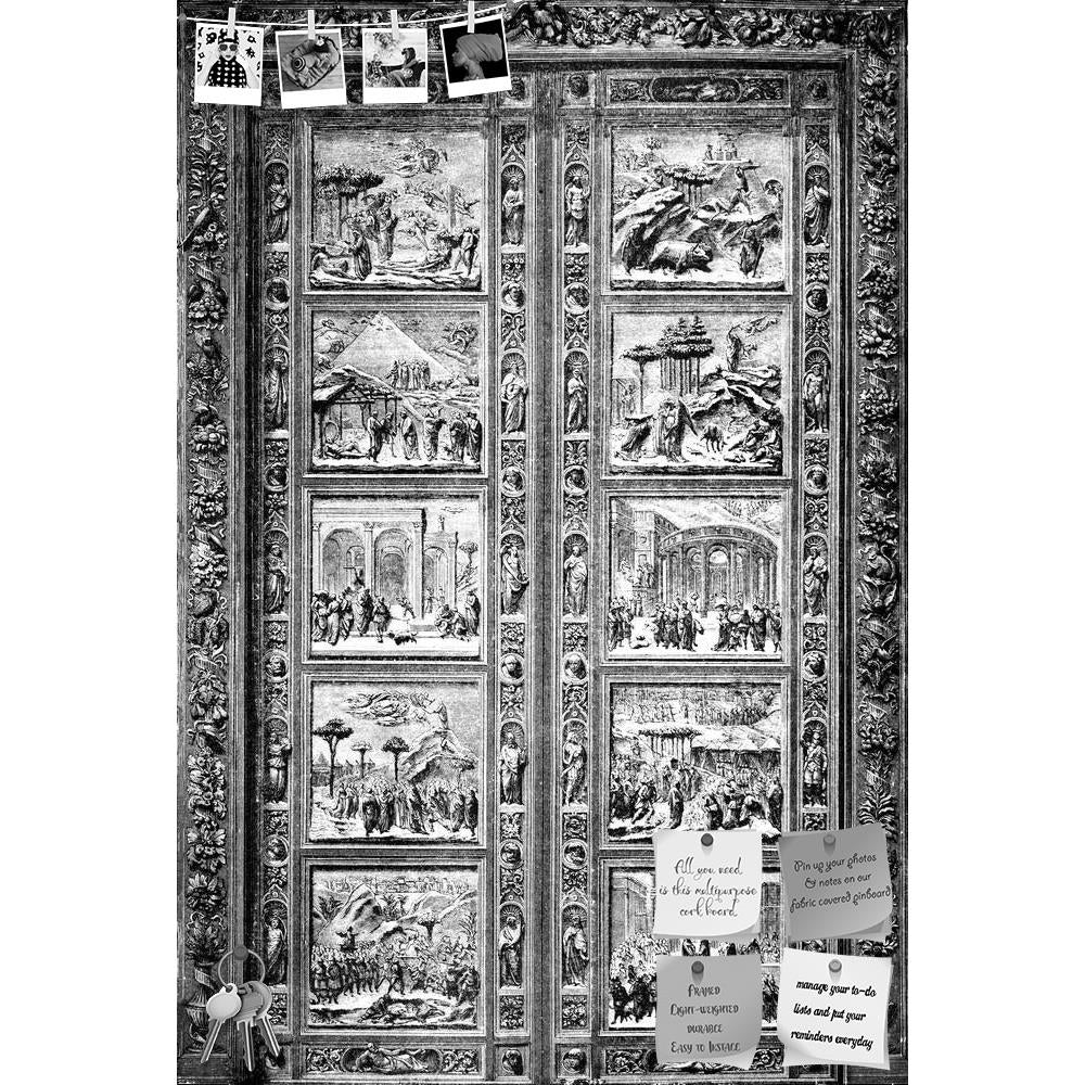 ArtzFolio 19th Century Door Engraving At Duomo Florence Italy Printed Bulletin Board Notice Pin Board Soft Board | Frameless-Bulletin Boards Frameless-AZSAO42494327BLB_FL_L-Image Code 5004988 Vishnu Image Folio Pvt Ltd, IC 5004988, ArtzFolio, Bulletin Boards Frameless, Places, Vintage, Photography, 19th, century, door, engraving, at, duomo, florence, italy, printed, bulletin, board, notice, pin, soft, frameless, antique, architecture, decoration, drawing, fancy, illustration, landmark, monument, opulent, sc