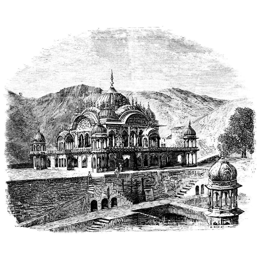 Victorian Engraving Of Alwar India Canvas Painting Synthetic Frame-Paintings MDF Framing-AFF_FR-IC 5004992 IC 5004992, Ancient, Architecture, Drawing, Historical, Illustrations, Indian, Landmarks, Landscapes, Medieval, Places, Scenic, Victorian, Vintage, engraving, of, alwar, india, canvas, painting, synthetic, frame, antique, illustration, landmark, landscape, monument, artzfolio, wall decor for living room, wall frames for living room, frames for living room, wall art, canvas painting, wall frame, scenery