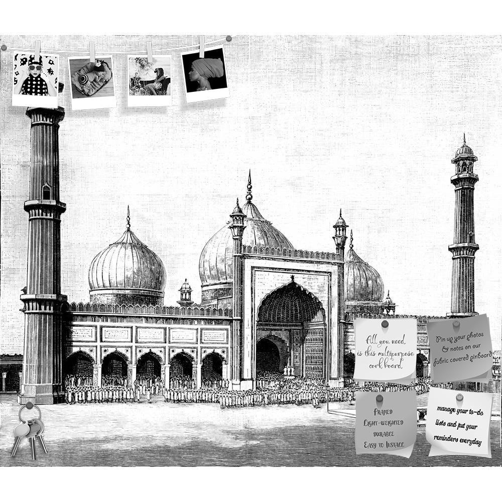 ArtzFolio Victorian Art Of The Jasma Masjid Delhi India Printed Bulletin Board Notice Pin Board Soft Board | Frameless-Bulletin Boards Frameless-AZSAO42499313BLB_FL_L-Image Code 5004999 Vishnu Image Folio Pvt Ltd, IC 5004999, ArtzFolio, Bulletin Boards Frameless, Places, Vintage, Fine Art Reprint, victorian, art, of, the, jasma, masjid, delhi, india, printed, bulletin, board, notice, pin, soft, frameless, antique, architecture, drawing, engraving, illustration, landscape, minarets, monument, mosque, digital