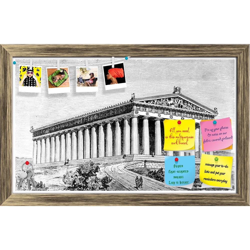 ArtzFolio Victorian Engraving Of An Ancient Parthenon Athens Printed Bulletin Board Notice Pin Board Soft Board | Framed-Bulletin Boards Framed-AZSAO42503123BLB_FR_L-Image Code 5005010 Vishnu Image Folio Pvt Ltd, IC 5005010, ArtzFolio, Bulletin Boards Framed, Places, Vintage, Fine Art Reprint, victorian, engraving, of, an, ancient, parthenon, athens, printed, bulletin, board, notice, pin, soft, framed, acropolis, antique, architecture, classical, drawing, greece, greek, illustration, landmark, landscape, mo