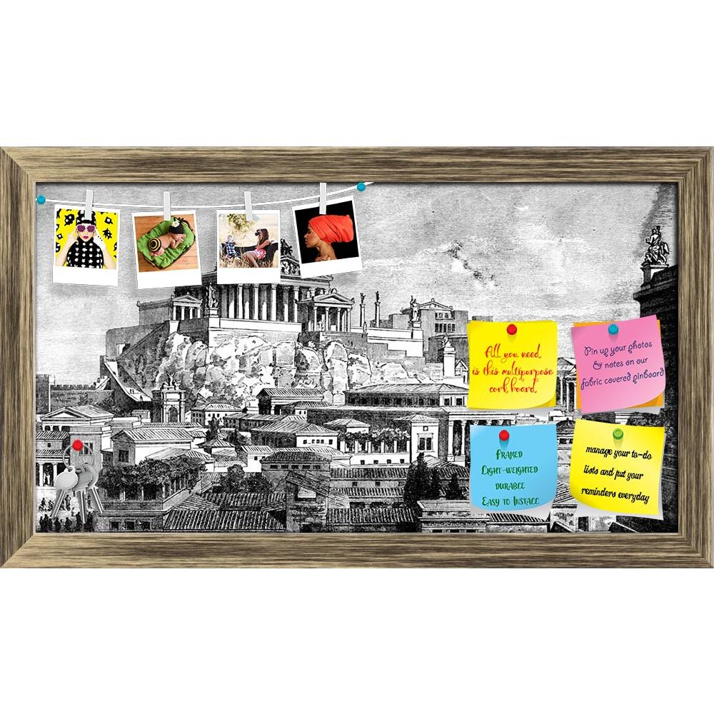 ArtzFolio Victorian Art Of Reconstruction Of Ancient Rome City Printed Bulletin Board Notice Pin Board Soft Board | Framed-Bulletin Boards Framed-AZSAO42503912BLB_FR_L-Image Code 5005015 Vishnu Image Folio Pvt Ltd, IC 5005015, ArtzFolio, Bulletin Boards Framed, Places, Vintage, Fine Art Reprint, victorian, art, of, reconstruction, ancient, rome, city, printed, bulletin, board, notice, pin, soft, framed, antique, architecture, classical, drawing, engraving, illustration, landscape, monument, roman, rooftops,