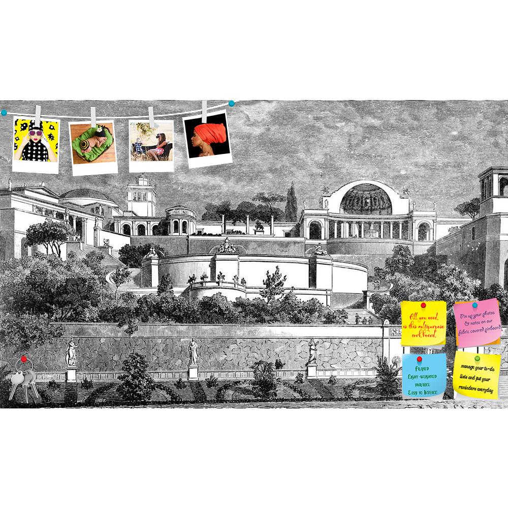 ArtzFolio Victorian Engraving Of Hadrians Palace Printed Bulletin Board Notice Pin Board Soft Board | Frameless-Bulletin Boards Frameless-AZSAO42503932BLB_FL_L-Image Code 5005016 Vishnu Image Folio Pvt Ltd, IC 5005016, ArtzFolio, Bulletin Boards Frameless, Places, Vintage, Fine Art Reprint, victorian, engraving, of, hadrians, palace, printed, bulletin, board, notice, pin, soft, frameless, fountains, abbey, hadrian's, ancient, antique, architecture, classical, drawing, garden, illustration, italy, landmark, 