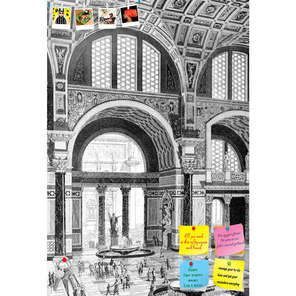 ArtzFolio Victorian Engraving Of The Baths Of Caracalla Rome Printed Bulletin Board Notice Pin Board Soft Board | Frameless-Bulletin Boards Frameless-AZSAO42503933BLB_FL_L-Image Code 5005017 Vishnu Image Folio Pvt Ltd, IC 5005017, ArtzFolio, Bulletin Boards Frameless, Places, Vintage, Fine Art Reprint, victorian, engraving, of, the, baths, caracalla, rome, printed, bulletin, board, notice, pin, soft, frameless, ancient, antique, architecture, classical, drawing, illustration, interior, italy, landmark, land