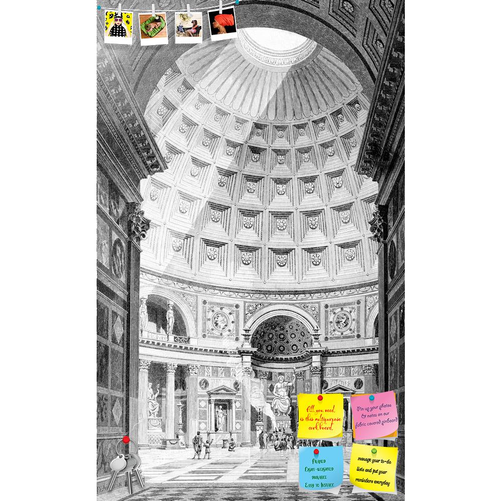 ArtzFolio Victorian Art Interior Of The Pantheon, Rome, Italy Printed Bulletin Board Notice Pin Board Soft Board | Frameless-Bulletin Boards Frameless-AZSAO42504018BLB_FL_L-Image Code 5005021 Vishnu Image Folio Pvt Ltd, IC 5005021, ArtzFolio, Bulletin Boards Frameless, Places, Vintage, Fine Art Reprint, victorian, art, interior, of, the, pantheon, rome, italy, printed, bulletin, board, notice, pin, soft, frameless, engraving, digitally, restored, image, from, mid-19th, century, encyclopaedia, ancient, antiq