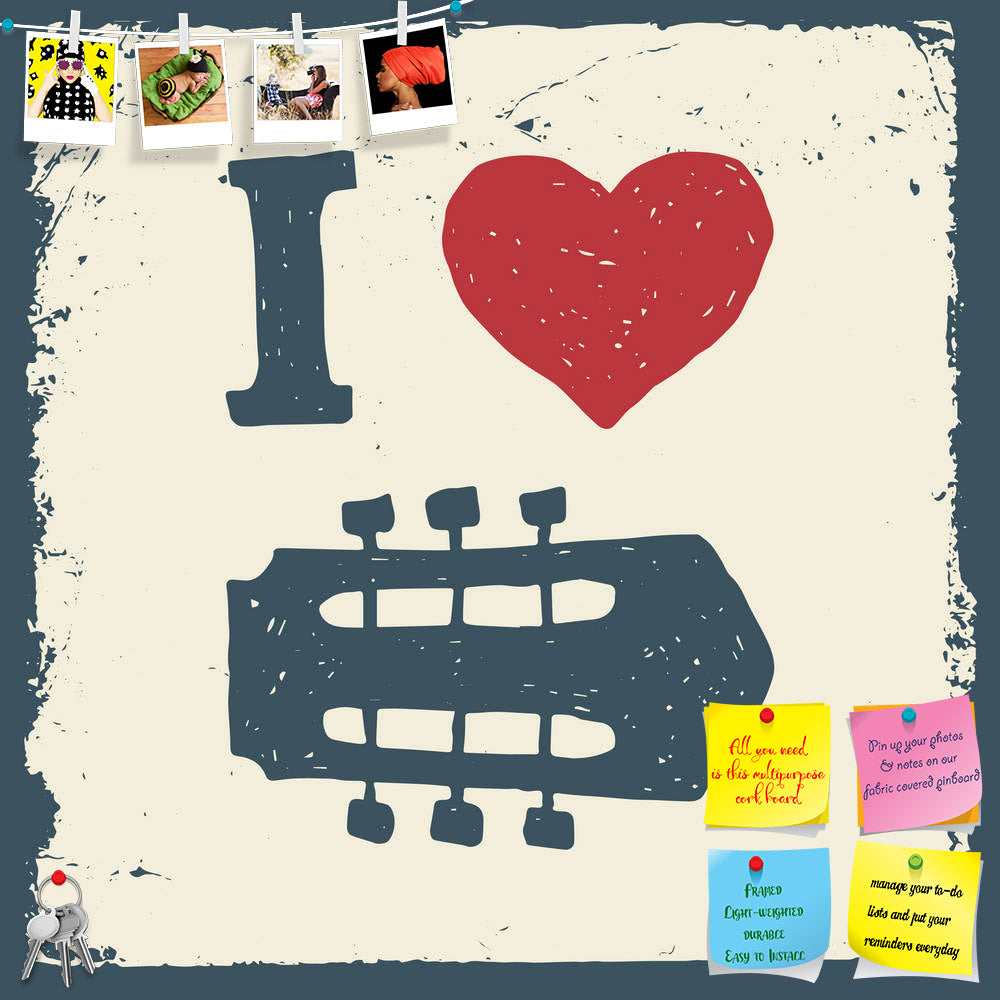 ArtzFolio I Love Music Printed Bulletin Board Notice Pin Board Soft Board | Frameless-Bulletin Boards Frameless-AZSAO42584403BLB_FL_L-Image Code 5005028 Vishnu Image Folio Pvt Ltd, IC 5005028, ArtzFolio, Bulletin Boards Frameless, Music & Dance, Quotes, Digital Art, i, love, music, printed, bulletin, board, notice, pin, soft, frameless, hand, drawn, typography, poster, heart, guitar, headstock, artwork, wear, vector, illustration, grunge, background, pin up board, push pin board, extra large cork board, big
