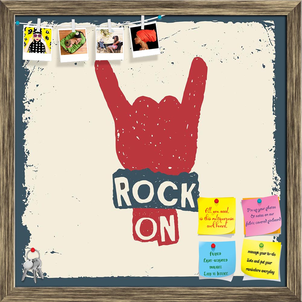 ArtzFolio Sign Of The Horns Printed Bulletin Board Notice Pin Board Soft Board | Framed-Bulletin Boards Framed-AZSAO42584404BLB_FR_L-Image Code 5005029 Vishnu Image Folio Pvt Ltd, IC 5005029, ArtzFolio, Bulletin Boards Framed, Music & Dance, Quotes, Digital Art, sign, of, the, horns, printed, bulletin, board, notice, pin, soft, framed, music, hand, drawn, typography, poster, rock, on, artwork, wear, vector, illustration, grunge, background, pin up board, push pin board, extra large cork board, big pin board