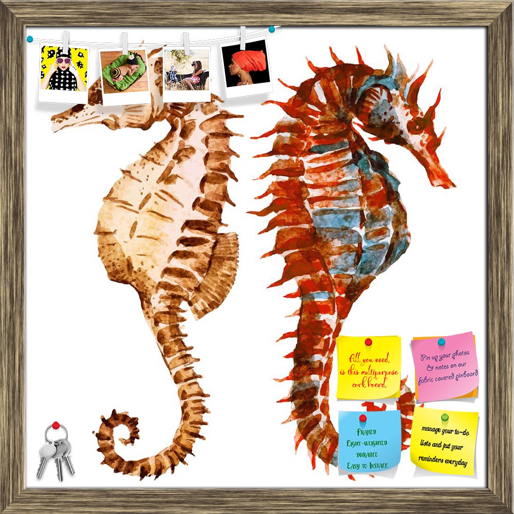 ArtzFolio Seahorses D1 Printed Bulletin Board Notice Pin Board Soft Board | Framed-Bulletin Boards Framed-AZSAO42713673BLB_FR_L-Image Code 5005037 Vishnu Image Folio Pvt Ltd, IC 5005037, ArtzFolio, Bulletin Boards Framed, Animals, Digital Art, seahorses, d1, printed, bulletin, board, notice, pin, soft, framed, beautiful, image, nice, watercolor, pin up board, push pin board, extra large cork board, big pin board, notice board, small bulletin board, cork board, wall notice board, giant cork board, bulletin b