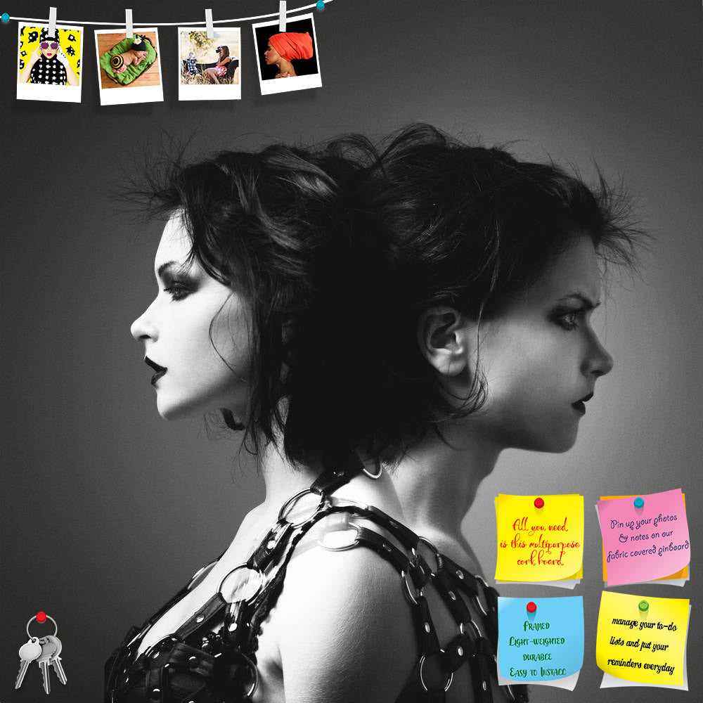 ArtzFolio Two Faced Artwork Printed Bulletin Board Notice Pin Board Soft Board | Frameless-Bulletin Boards Frameless-AZSAO42918320BLB_FL_L-Image Code 5005044 Vishnu Image Folio Pvt Ltd, IC 5005044, ArtzFolio, Bulletin Boards Frameless, Portraits, Photography, two, faced, artwork, printed, bulletin, board, notice, pin, soft, frameless, two-faced, one, side, girl, another, guy, ego, alter-ego, male, female, boy, man, woman, concept, psychology, subconscious, consciousness, sexuality, gender, sex, masculinist,