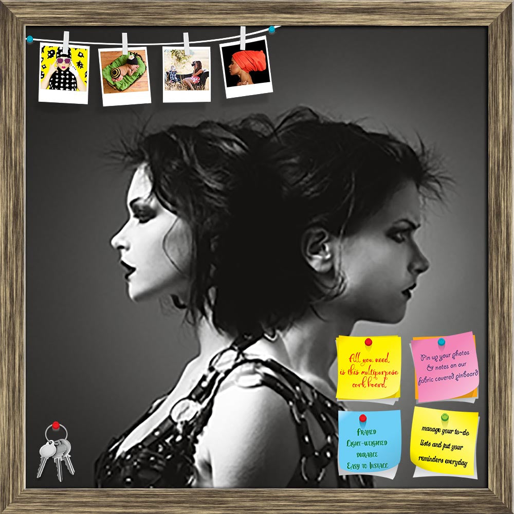ArtzFolio Two Faced Artwork Printed Bulletin Board Notice Pin Board Soft Board | Framed-Bulletin Boards Framed-AZSAO42918320BLB_FR_L-Image Code 5005044 Vishnu Image Folio Pvt Ltd, IC 5005044, ArtzFolio, Bulletin Boards Framed, Portraits, Photography, two, faced, artwork, printed, bulletin, board, notice, pin, soft, framed, two-faced, one, side, girl, another, guy, ego, alter-ego, male, female, boy, man, woman, concept, psychology, subconscious, consciousness, sexuality, gender, sex, masculinist, feminism, p