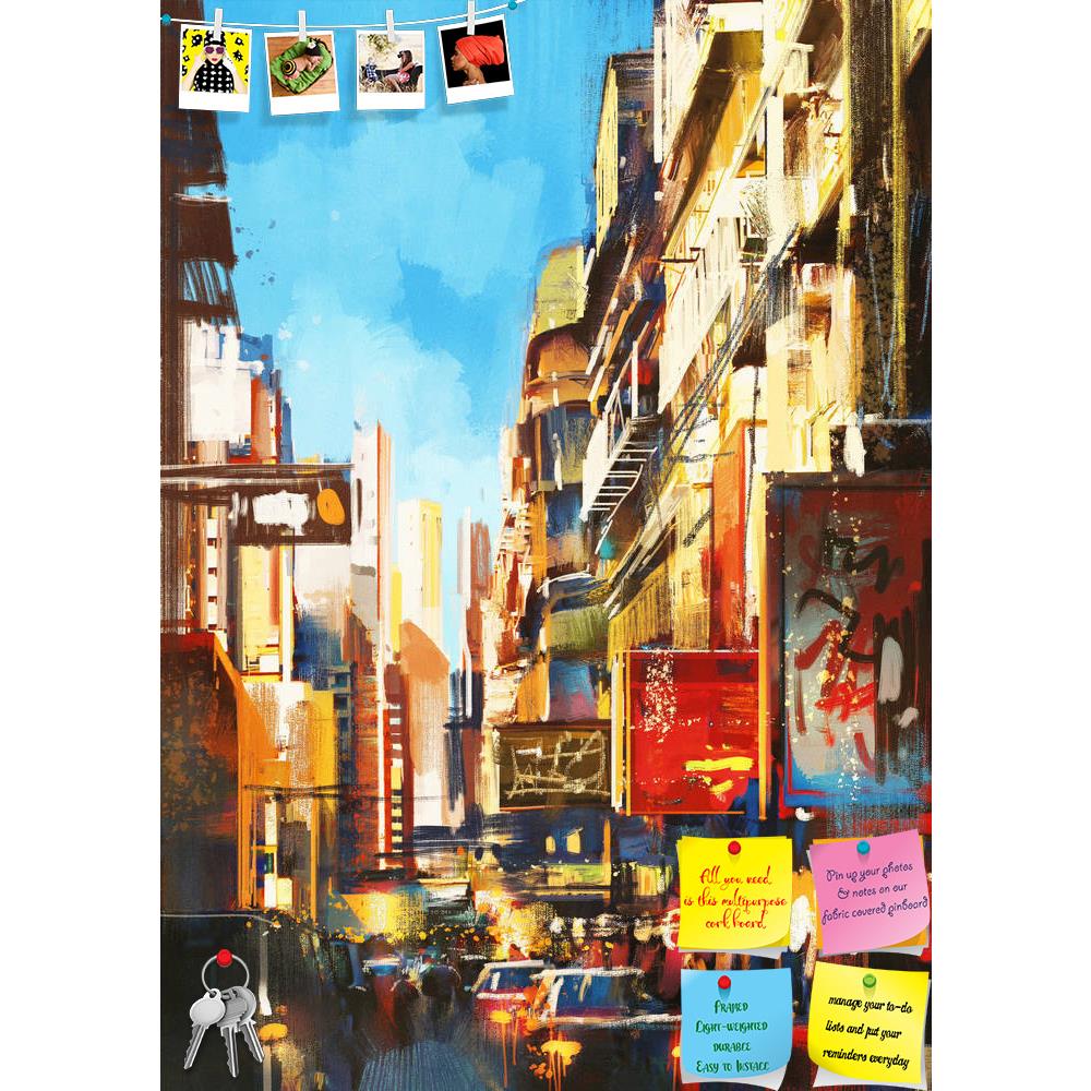 ArtzFolio Artwork Of City Street Printed Bulletin Board Notice Pin Board Soft Board | Frameless-Bulletin Boards Frameless-AZSAO43033360BLB_FL_L-Image Code 5005050 Vishnu Image Folio Pvt Ltd, IC 5005050, ArtzFolio, Bulletin Boards Frameless, Places, Fine Art Reprint, artwork, of, city, street, printed, bulletin, board, notice, pin, soft, frameless, colorful, painting, sunny, day, mall, downtown, wallpaper, tower, sidewalk, perspective, business, metro, urban, contemporary, scenery, light, canvas, drawing, pe