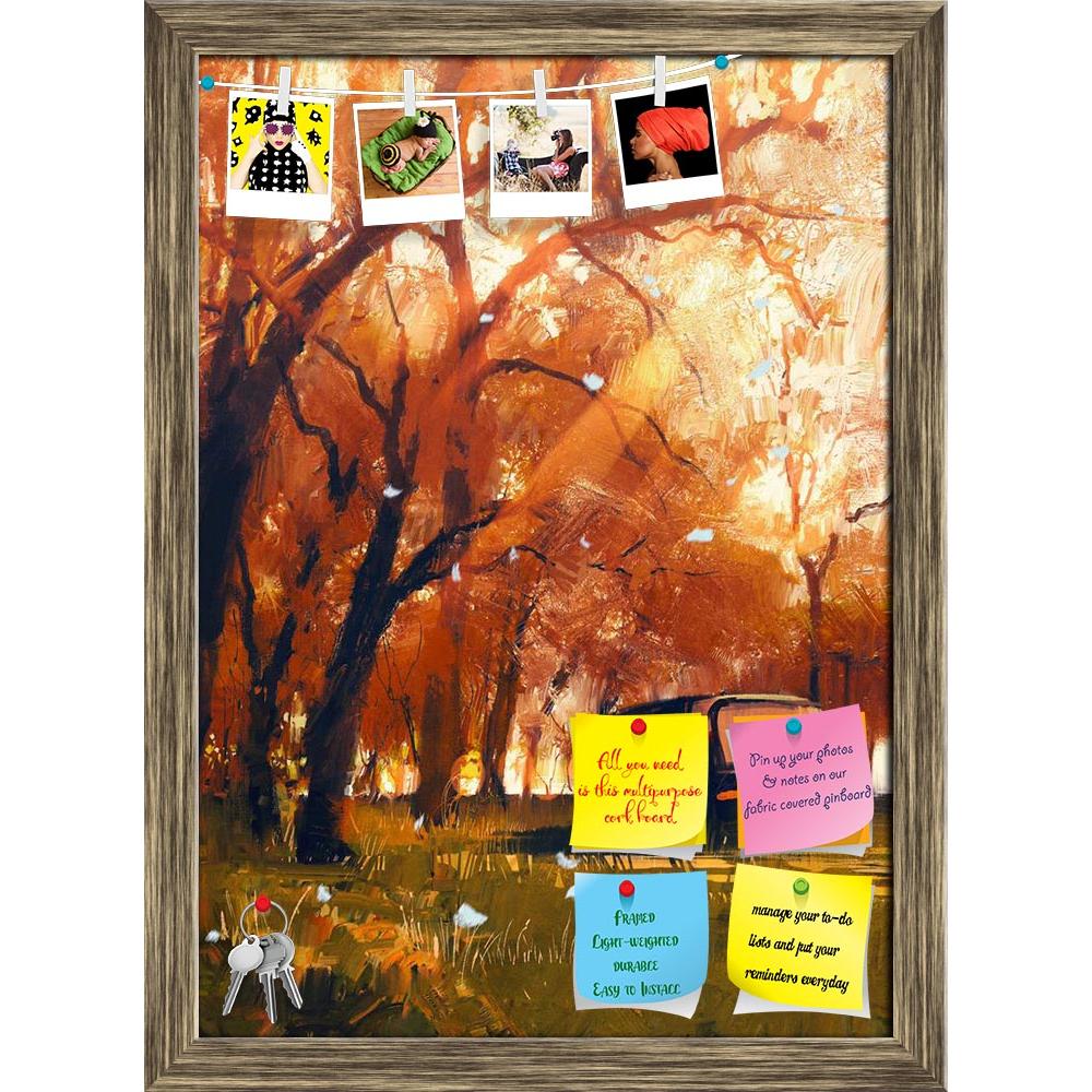 ArtzFolio Old Travelling Van In Beautiful Autumn Forest Printed Bulletin Board Notice Pin Board Soft Board | Framed-Bulletin Boards Framed-AZSAO43033367BLB_FR_L-Image Code 5005052 Vishnu Image Folio Pvt Ltd, IC 5005052, ArtzFolio, Bulletin Boards Framed, Landscapes, Fine Art Reprint, old, travelling, van, in, beautiful, autumn, forest, printed, bulletin, board, notice, pin, soft, framed, forest,digital, painting, abstract, acrylic, art, artistic, background, canvas, color, concept, cover, design, oil, paper