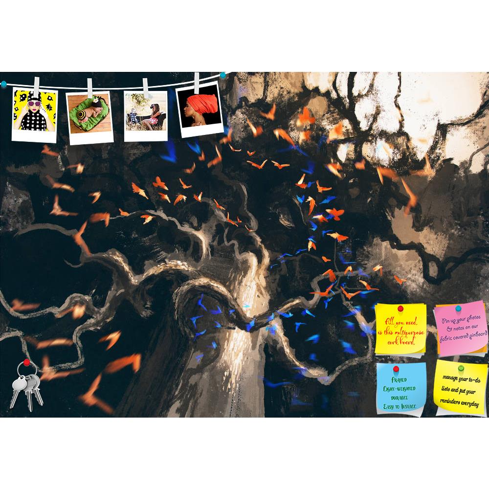 ArtzFolio Looking Up In Flock Of Birds Printed Bulletin Board Notice Pin Board Soft Board | Frameless-Bulletin Boards Frameless-AZSAO43033383BLB_FL_L-Image Code 5005055 Vishnu Image Folio Pvt Ltd, IC 5005055, ArtzFolio, Bulletin Boards Frameless, Abstract, Fine Art Reprint, looking, up, in, flock, of, birds, printed, bulletin, board, notice, pin, soft, frameless, flying, mysterious, dark, old, tree,digital, painting, acrylic, art, artistic, background, beautiful, beauty, canvas, color, concept, design, oil,