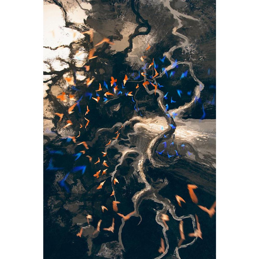 ArtzFolio Looking Up In Flock Of Birds Unframed Paper Poster-Paper Posters Unframed-AZART43033383POS_UN_L-Image Code 5005055 Vishnu Image Folio Pvt Ltd, IC 5005055, ArtzFolio, Paper Posters Unframed, Abstract, Fine Art Reprint, looking, up, in, flock, of, birds, unframed, paper, poster, wall, large, size, for, living, room, home, decoration, big, framed, decor, posters, pitaara, box, modern, art, with, frame, bedroom, amazonbasics, door, drawing, small, decorative, office, reception, multiple, friends, imag