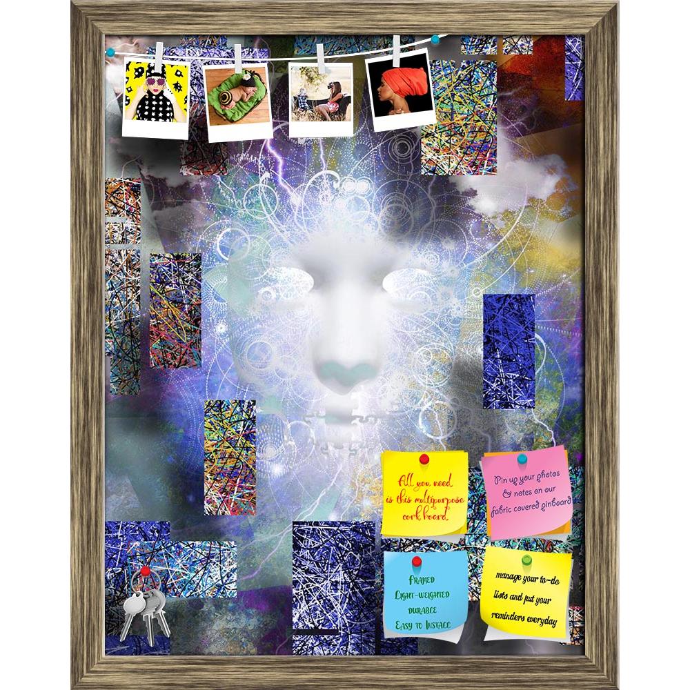 ArtzFolio Mythical Face Abstract Printed Bulletin Board Notice Pin Board Soft Board | Framed-Bulletin Boards Framed-AZSAO43048096BLB_FR_L-Image Code 5005059 Vishnu Image Folio Pvt Ltd, IC 5005059, ArtzFolio, Bulletin Boards Framed, Abstract, Surrealism, Digital Art, mythical, face, printed, bulletin, board, notice, pin, soft, framed, myth, expressionist, expression, layered, depth, geometric, concept, design, mask, mystery, dream, dreamlike, subconscious, unconscious, fantasy, beautiful, angular, background
