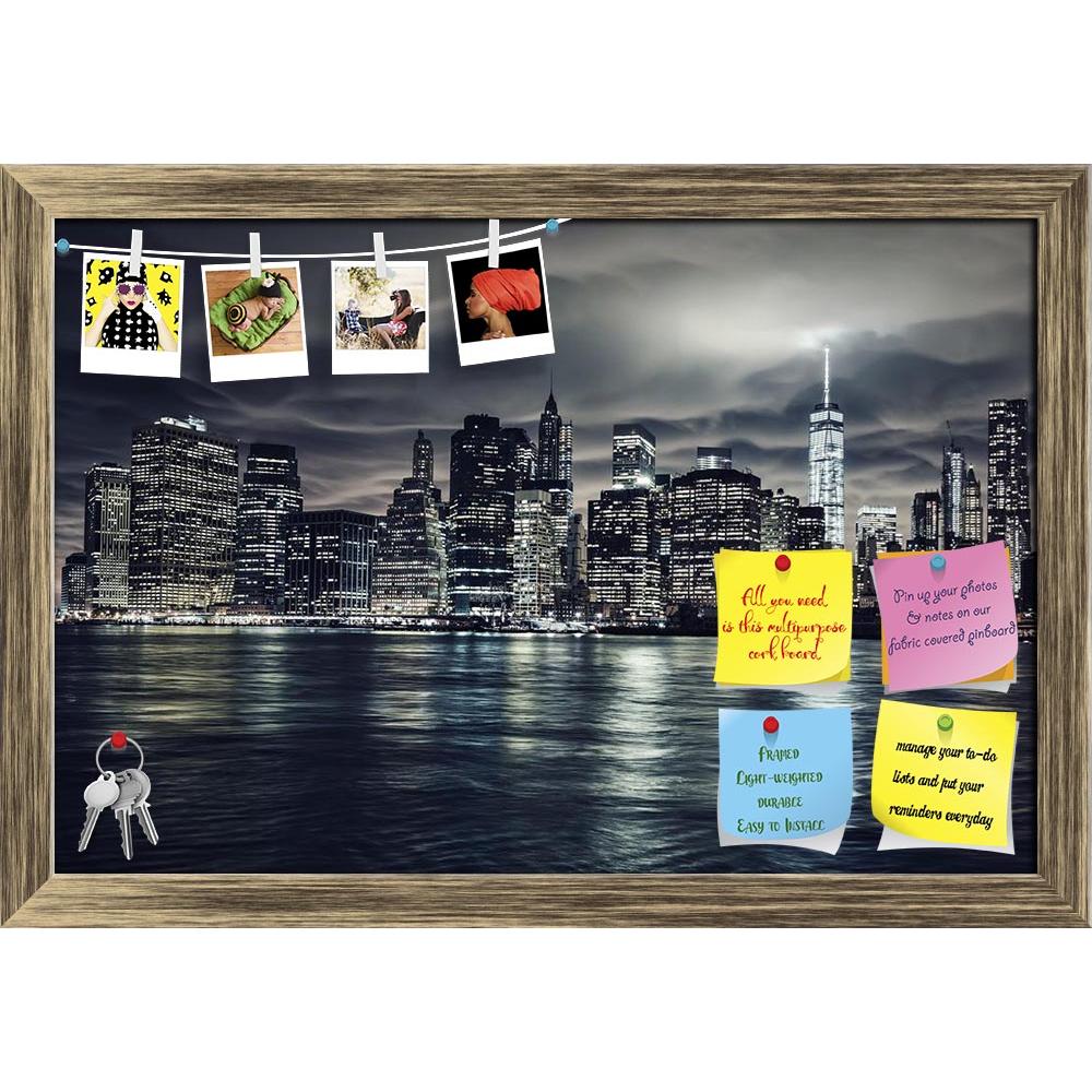 ArtzFolio Manhattan At Night, New York City, USA Printed Bulletin Board Notice Pin Board Soft Board | Framed-Bulletin Boards Framed-AZSAO43130814BLB_FR_L-Image Code 5005067 Vishnu Image Folio Pvt Ltd, IC 5005067, ArtzFolio, Bulletin Boards Framed, Places, Photography, manhattan, at, night, new, york, city, usa, printed, bulletin, board, notice, pin, soft, framed, view, from, brooklyn, building, nyc, cloud, lights, urban, blue, america, ny, evening, downtown, scenic, tourism, metropolitan, dark, nobody, gate
