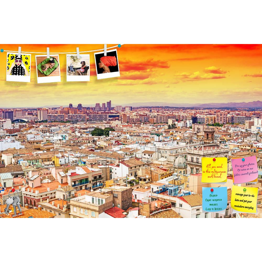ArtzFolio Aerial View Of Valencia, Spain Printed Bulletin Board Notice Pin Board Soft Board | Frameless-Bulletin Boards Frameless-AZSAO43222044BLB_FL_L-Image Code 5005075 Vishnu Image Folio Pvt Ltd, IC 5005075, ArtzFolio, Bulletin Boards Frameless, Places, Photography, aerial, view, of, valencia, spain, printed, bulletin, board, notice, pin, soft, frameless, old, town, city, skyline, architecture, famous, landmark, cityscape, cathedral, tourism, europe, european, townscape, travel, building, exterior, distr
