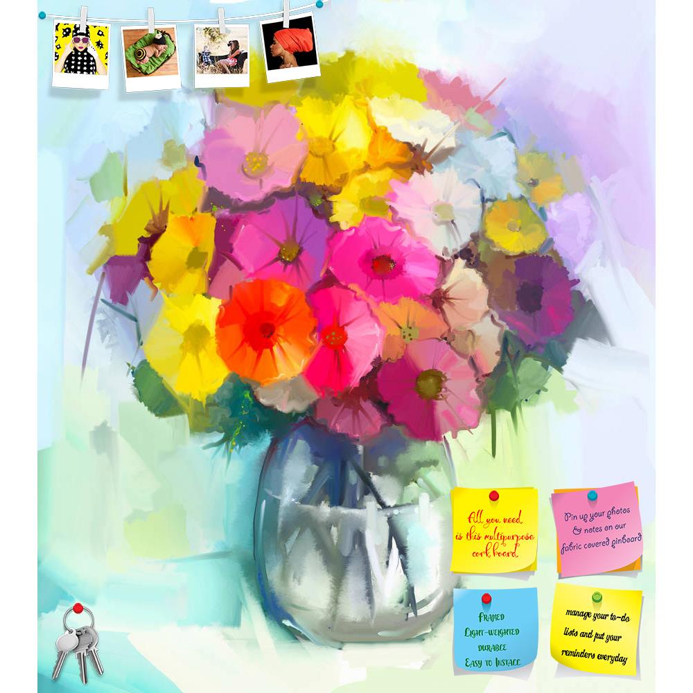 ArtzFolio Still Life Of Yellow & Red Gerbera Flowers D1 Printed Bulletin Board Notice Pin Board Soft Board | Frameless-Bulletin Boards Frameless-AZSAO43277872BLB_FL_L-Image Code 5005079 Vishnu Image Folio Pvt Ltd, IC 5005079, ArtzFolio, Bulletin Boards Frameless, Floral, Still Life, Fine Art Reprint, still, life, of, yellow, red, gerbera, flowers, d1, printed, bulletin, board, notice, pin, soft, frameless, painting, closeup, wallpaper, greeting, decoration, fragrances, acrylic, oil, paintings, foliage, natu