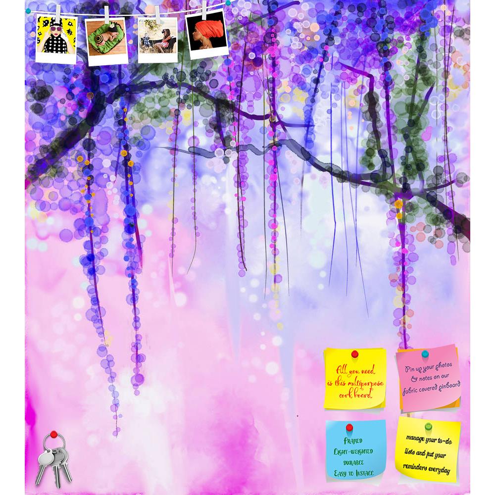 ArtzFolio Spring Purple Flowers Wisteria D1 Printed Bulletin Board Notice Pin Board Soft Board | Frameless-Bulletin Boards Frameless-AZSAO43277880BLB_FL_L-Image Code 5005081 Vishnu Image Folio Pvt Ltd, IC 5005081, ArtzFolio, Bulletin Boards Frameless, Floral, Fine Art Reprint, spring, purple, flowers, wisteria, d1, printed, bulletin, board, notice, pin, soft, frameless, abstract, art, artwork, background, bloom, blossom, blur, blurred, bokeh, bright, brush, canvas, color, colorful, decoration, defocus, desi