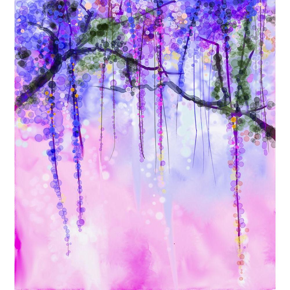 Spring Purple Flowers Wisteria Canvas Painting Synthetic Frame-Paintings MDF Framing-AFF_FR-IC 5005081 IC 5005081, Abstract Expressionism, Abstracts, Art and Paintings, Botanical, Floral, Flowers, Landscapes, Nature, Paintings, Parents, Scenic, Seasons, Semi Abstract, Signs, Signs and Symbols, Watercolour, spring, purple, wisteria, canvas, painting, synthetic, frame, abstract, flower, watercolor, art, artwork, background, bloom, blossom, blur, blurred, bokeh, bright, brush, color, colorful, decoration, defo