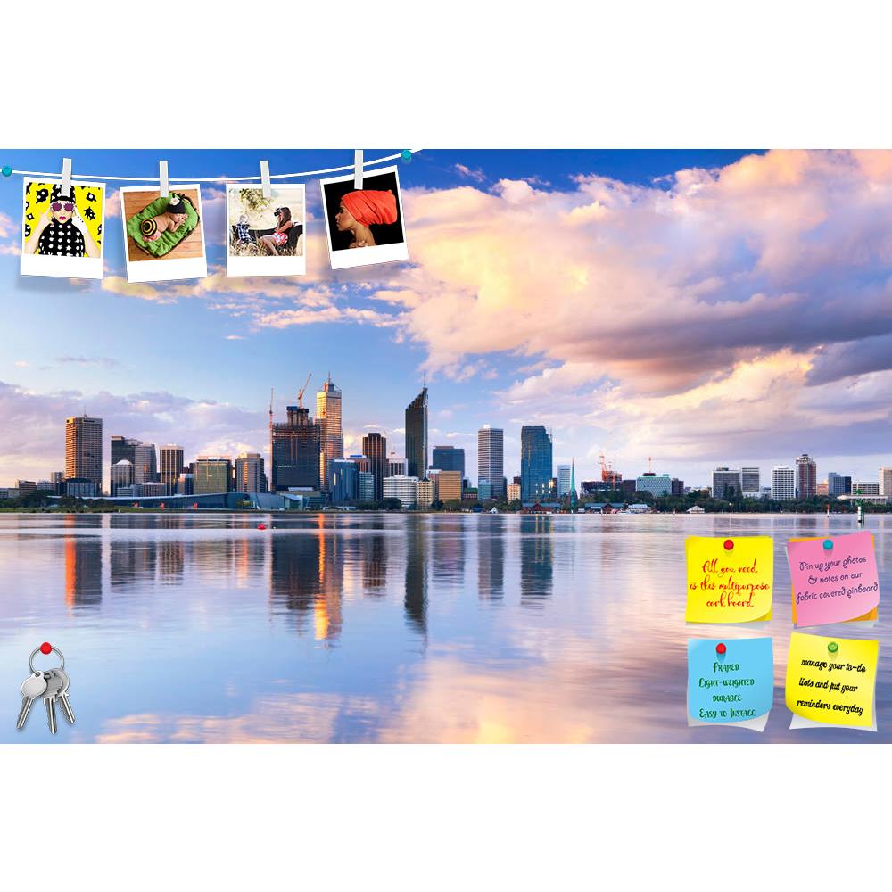 ArtzFolio The Skyline Of Perth, Western Australia At Sunset Printed Bulletin Board Notice Pin Board Soft Board | Frameless-Bulletin Boards Frameless-AZSAO43325615BLB_FL_L-Image Code 5005088 Vishnu Image Folio Pvt Ltd, IC 5005088, ArtzFolio, Bulletin Boards Frameless, Landscapes, Places, Photography, the, skyline, of, perth, western, australia, at, sunset, printed, bulletin, board, notice, pin, soft, frameless, photographed, from, across, swan, river, water, skyscraper, downtown, city, center, landscape, cit