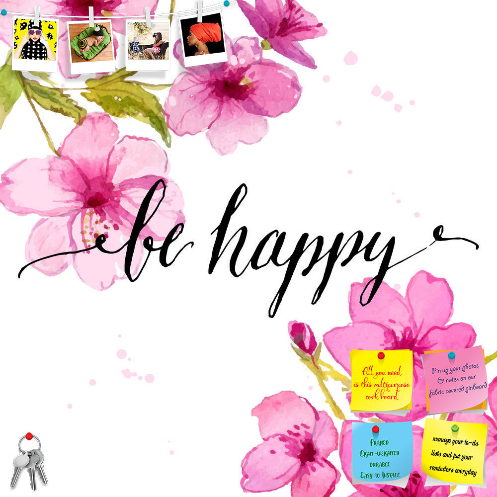 ArtzFolio Calligraphy Text Be Happy Printed Bulletin Board Notice Pin Board Soft Board | Frameless-Bulletin Boards Frameless-AZSAO43386255BLB_FL_L-Image Code 5005096 Vishnu Image Folio Pvt Ltd, IC 5005096, ArtzFolio, Bulletin Boards Frameless, Motivational, Quotes, Digital Art, calligraphy, text, be, happy, printed, bulletin, board, notice, pin, soft, frameless, handwritten, watercolor, cherry, flowers, background, vector, greeting, card, design, pin up board, push pin board, extra large cork board, big pin
