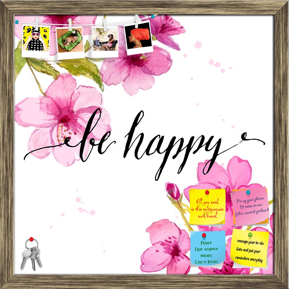ArtzFolio Calligraphy Text Be Happy Printed Bulletin Board Notice Pin Board Soft Board | Framed-Bulletin Boards Framed-AZSAO43386255BLB_FR_L-Image Code 5005096 Vishnu Image Folio Pvt Ltd, IC 5005096, ArtzFolio, Bulletin Boards Framed, Motivational, Quotes, Digital Art, calligraphy, text, be, happy, printed, bulletin, board, notice, pin, soft, framed, handwritten, watercolor, cherry, flowers, background, vector, greeting, card, design, pin up board, push pin board, extra large cork board, big pin board, noti