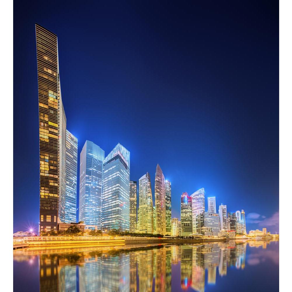 Singapore Skyline & View Of Marina Bay Canvas Painting Synthetic Frame-Paintings MDF Framing-AFF_FR-IC 5005108 IC 5005108, Architecture, Asian, Automobiles, Business, Cities, City Views, God Ram, Hinduism, Landscapes, Modern Art, Panorama, Scenic, Skylines, Sunsets, Transportation, Travel, Urban, Vehicles, singapore, skyline, view, of, marina, bay, canvas, painting, synthetic, frame, asia, bridge, building, center, central, city, cityscape, commercial, district, downtown, dusk, east, evening, exterior, famo