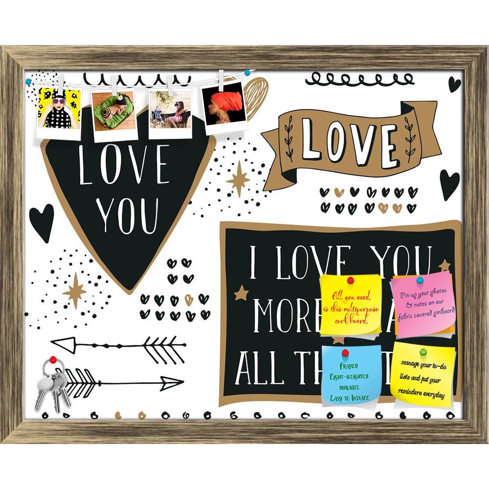 ArtzFolio I Love You More Than All The Stars Printed Bulletin Board Notice Pin Board Soft Board | Framed-Bulletin Boards Framed-AZSAO43497936BLB_FR_L-Image Code 5005110 Vishnu Image Folio Pvt Ltd, IC 5005110, ArtzFolio, Bulletin Boards Framed, Love, Quotes, Digital Art, i, you, more, than, all, the, stars, printed, bulletin, board, notice, pin, soft, framed, set, different, hand, drawn, design, elements, lettering, quote, pin up board, push pin board, extra large cork board, big pin board, notice board, sma