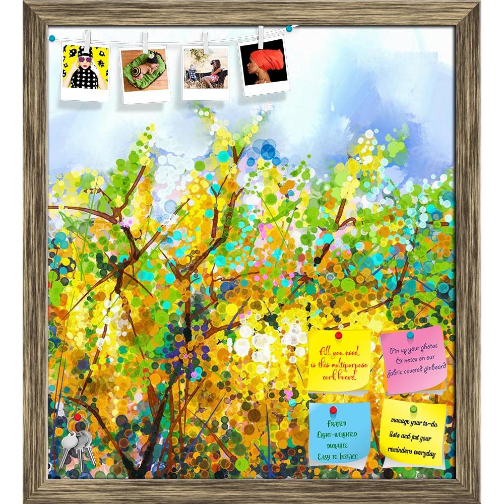 ArtzFolio Abstract Yellow Flowers Printed Bulletin Board Notice Pin Board Soft Board | Framed-Bulletin Boards Framed-AZSAO43543432BLB_FR_L-Image Code 5005115 Vishnu Image Folio Pvt Ltd, IC 5005115, ArtzFolio, Bulletin Boards Framed, Floral, Fine Art Reprint, abstract, yellow, flowers, printed, bulletin, board, notice, pin, soft, framed, art, artwork, background, bloom, blossom, blur, blurred, bokeh, bright, brush, canvas, color, colorful, decoration, defocus, designs, field, flora, flower, fragrances, green