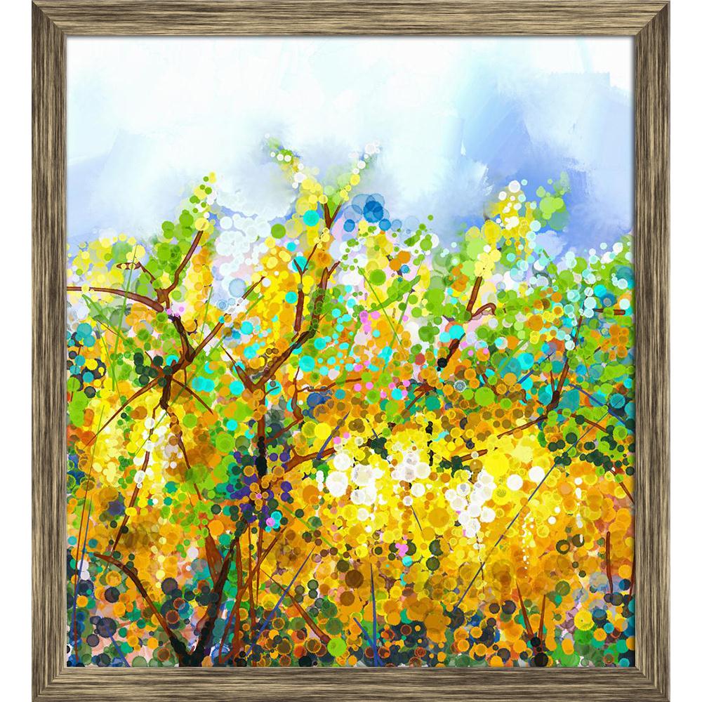 Pitaara Box Abstract Yellow Flowers Canvas Painting Synthetic Frame-Paintings Synthetic Framing-PBART43543432AFF_FW_L-Image Code 5005115 Vishnu Image Folio Pvt Ltd, IC 5005115, Pitaara Box, Paintings Synthetic Framing, Floral, Fine Art Reprint, abstract, yellow, flowers, canvas, painting, synthetic, frame, art, artwork, background, bloom, blossom, blur, blurred, bokeh, bright, brush, color, colorful, decoration, defocus, designs, field, flora, flower, fragrances, green, landscape, meadow, oil, orchids, outd