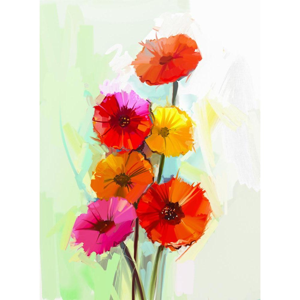 Still Life Of Yellow & Red Gerbera Flowers Canvas Painting Synthetic Frame-Paintings MDF Framing-AFF_FR-IC 5005116 IC 5005116, Abstract Expressionism, Abstracts, Art and Paintings, Botanical, Drawing, Floral, Flowers, Illustrations, Modern Art, Nature, Paintings, Semi Abstract, still, life, of, yellow, red, gerbera, canvas, painting, synthetic, frame, abstract, acrylic, art, artistic, artwork, background, bloom, blossom, bouquet, bright, brush, card, closeup, color, daisy, decoration, flora, flower, foliage