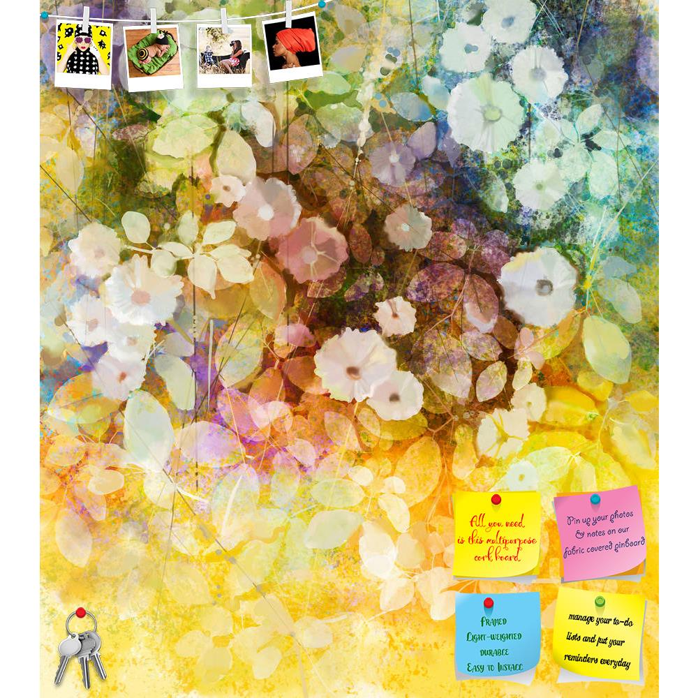 ArtzFolio White Flowers & Soft Color Leaves Printed Bulletin Board Notice Pin Board Soft Board | Frameless-Bulletin Boards Frameless-AZSAO43543687BLB_FL_L-Image Code 5005119 Vishnu Image Folio Pvt Ltd, IC 5005119, ArtzFolio, Bulletin Boards Frameless, Floral, Fine Art Reprint, white, flowers, soft, color, leaves, printed, bulletin, board, notice, pin, frameless, background, decoration, petal, light, pastel, element, drawing, season, illustration, artwork, texture, design, colorful, blur, paper, transparency